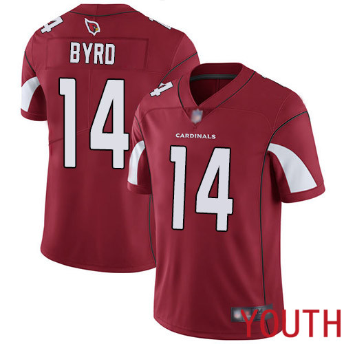 Arizona Cardinals Limited Red Youth Damiere Byrd Home Jersey NFL Football #14 Vapor Untouchable->youth nfl jersey->Youth Jersey